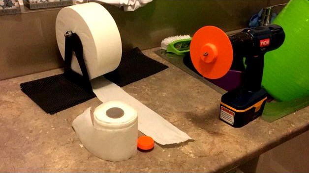 Toilet Paper Winder Helper Thing by adlaws