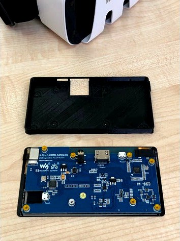 Waveshare 5.5 inch AMOLED simple cover by Realizator