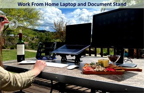 Adjustable Laptop, Tablet, or Document Stand by nlarson