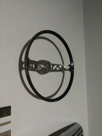 Volvo P1800 S Steering Wheel Wall Mount and Template by _Marius