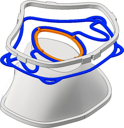 Thermoformed Filter support frame by Baioccus