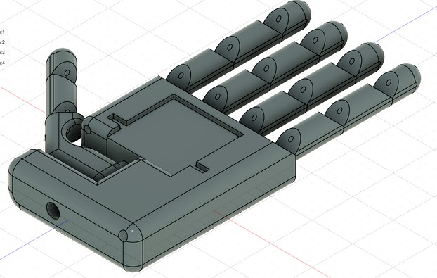 Robotic hand (arduino controlled) by GrimGoldJack