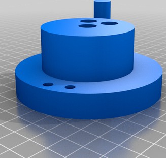 Re-Spool adapter for MakerBot  by cryptonde