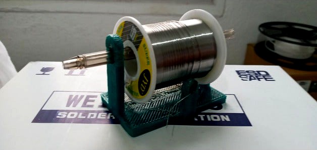 soldering wire l holder by TheNoobEngineer