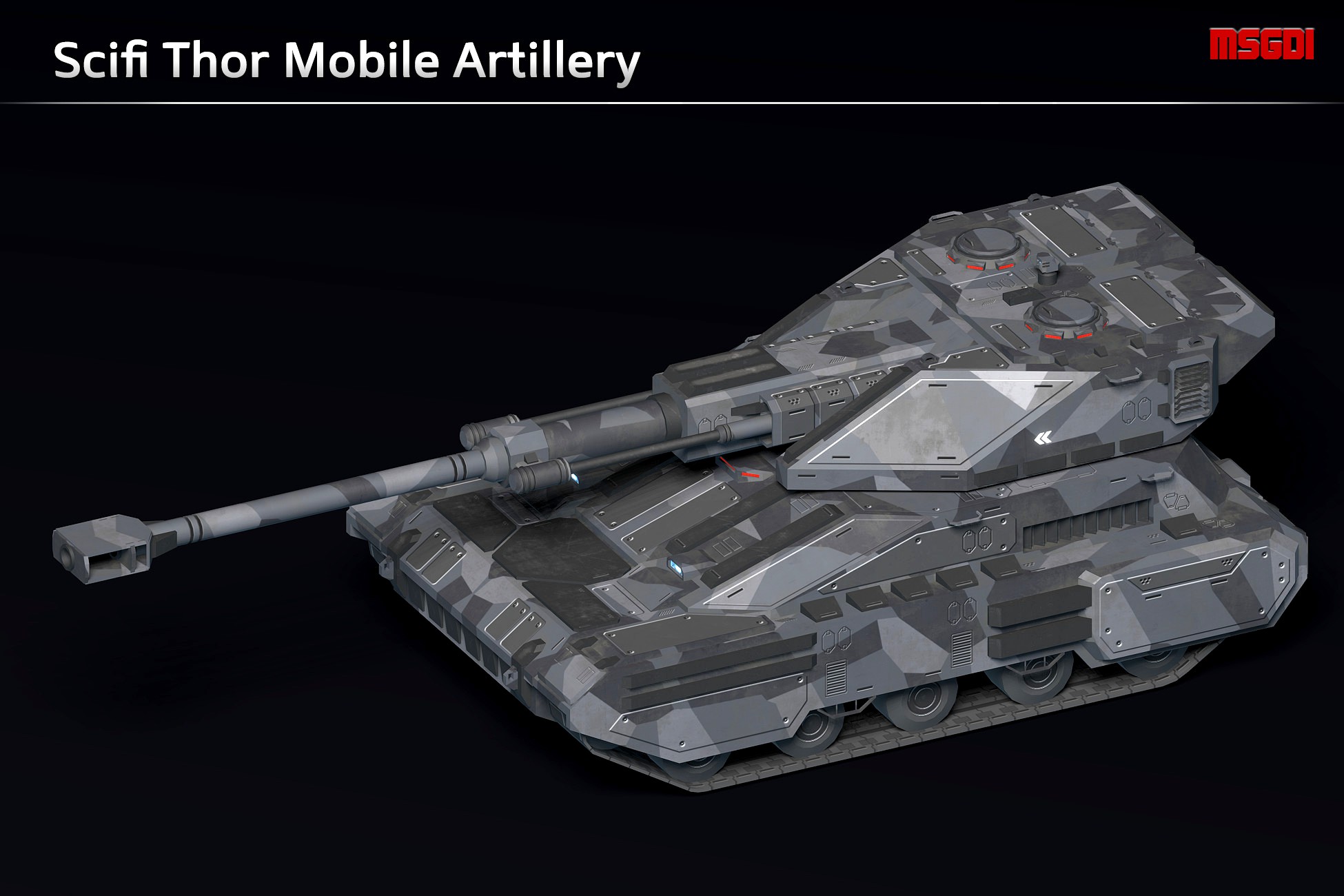 Scifi Thor Mobile Artillery