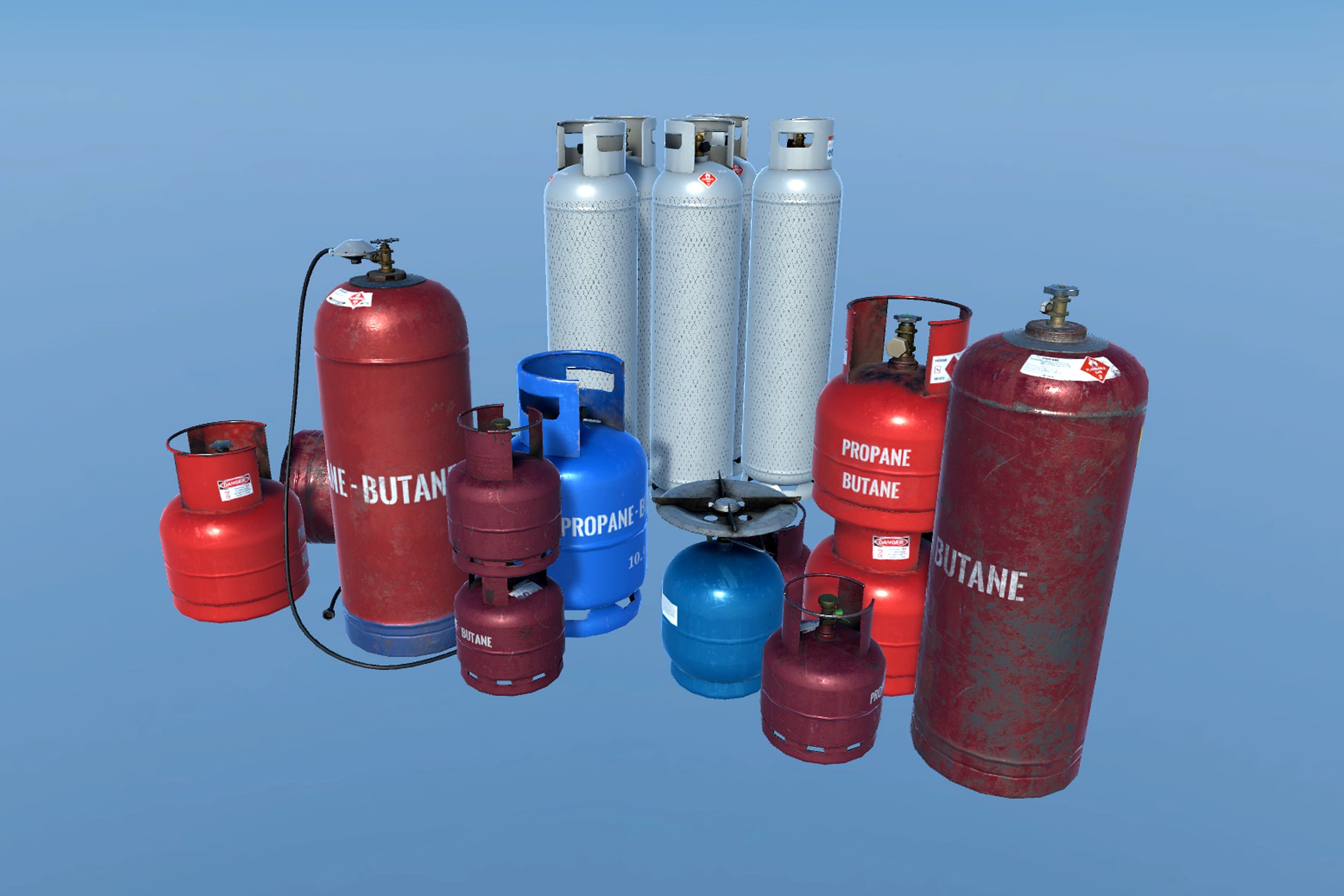 Propane Tanks Set