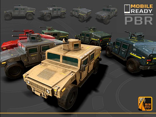 Mobile Armor Military Vehicle Pack