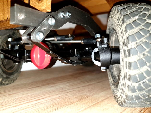 Adapter Yota-Axle to top of leafspring 1/10 RC Car by domi1974