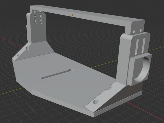 Camera Mount for OpenAstroTracker using Tripod Mount (SCAD) by qwertylkjhgfdsamnbvc