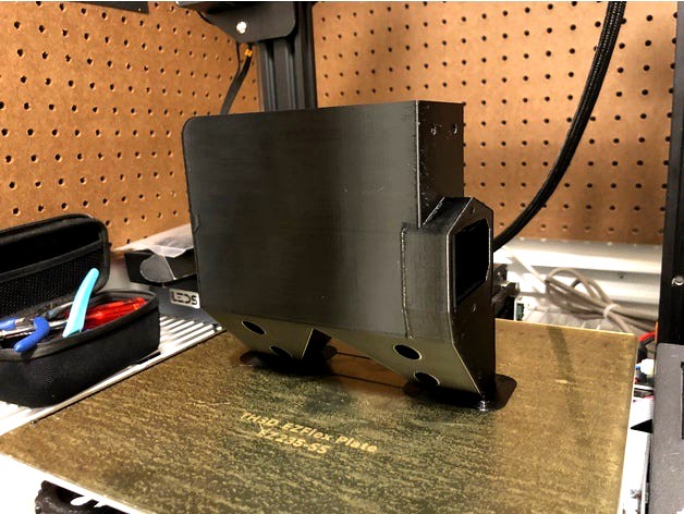 Rad 3D Ender 3 PSU Cover - Rear Plug by Scuddy