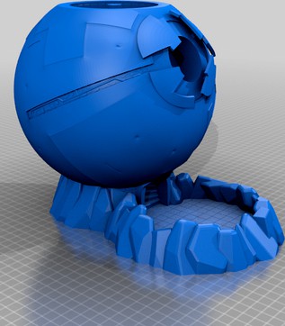 star wars ion cannon dice tower by Gliderx64