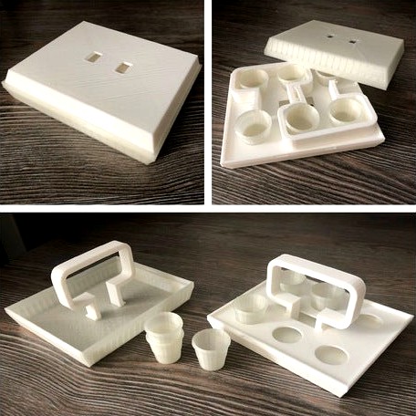 Portable Sacrament tray kit by jimheiden