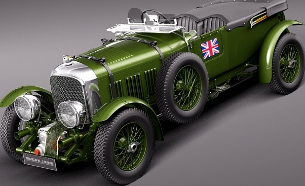 Bentley 45 litre Blower 1929 3D Model