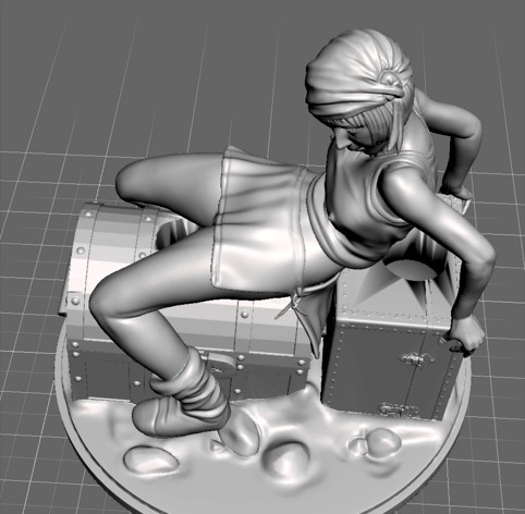 Old ink pen Holder with built in inkpot !R18! by MagicSoft