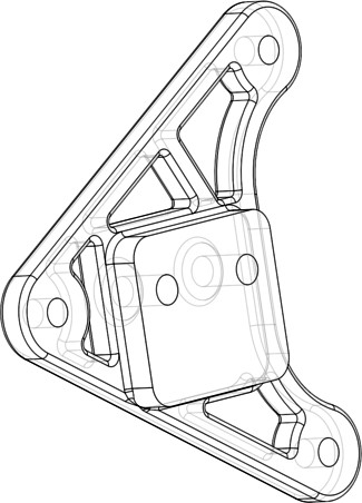 Ender3 ACME Anti-Backlash Nut Block Mount by approx_eng