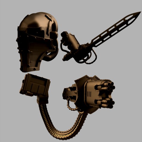 TDC ALLIGATOR - ADEPTUS TITANICUS UPGRADES by Pelicram