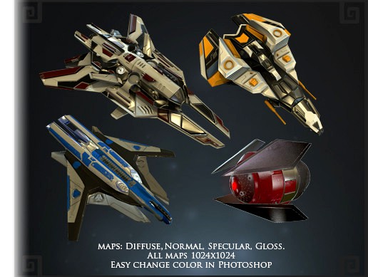 Space ship pack.