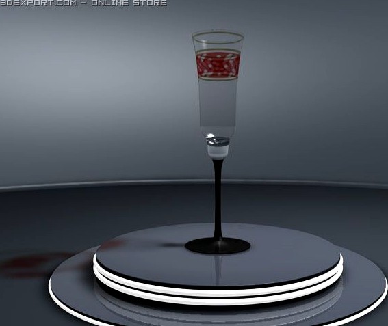 Wine glass 3D Model