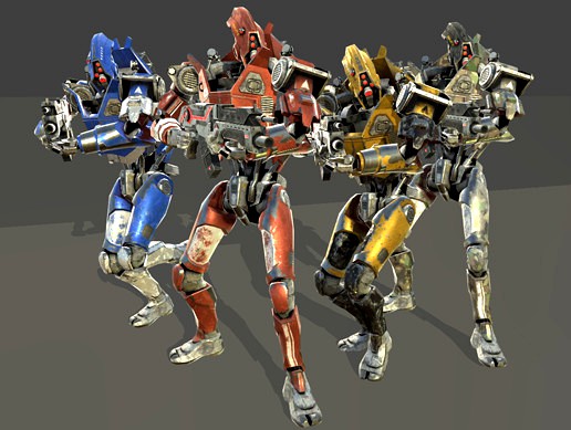 Animated Sci-Fi Droids Pack