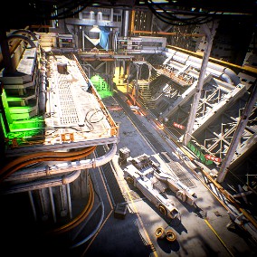 SciFi Kitbash Level Builder Vol.2