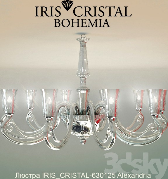 Chandelier IRIS_CRISTAL-630125 Alexandria