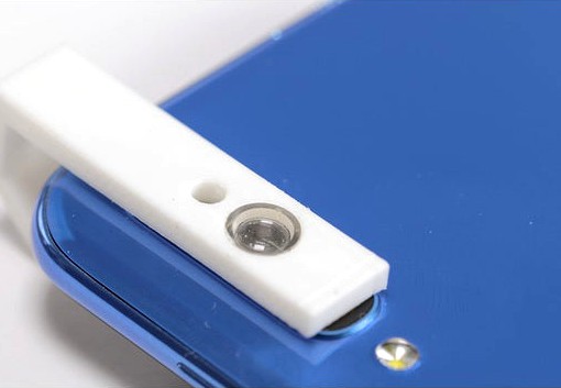 Cell phone microscope adapter for laser pointer lens by almateus