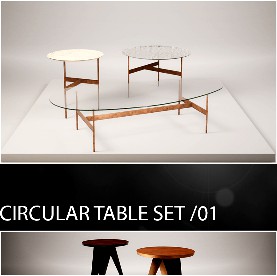 Circular Table Set /01 + Studio