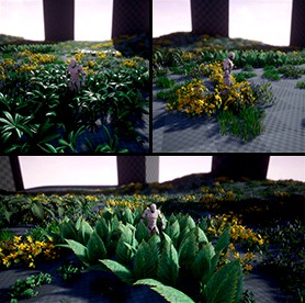 Ground interactive plants