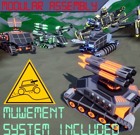 Modular Low Poly Robots