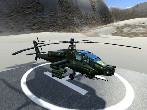 Apache War Helicopter