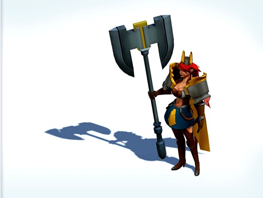 Fantasy Queen 3D model
