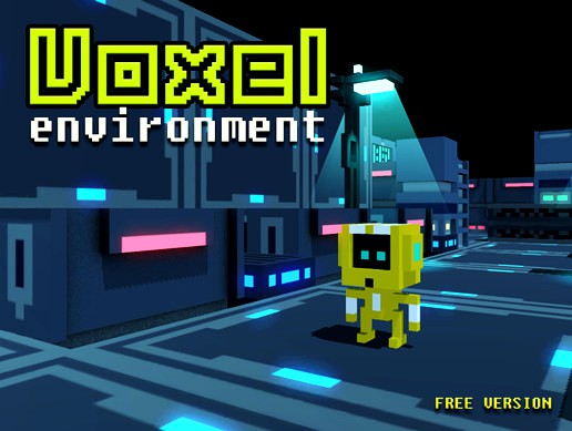 Voxel Scifi Environment - Free version