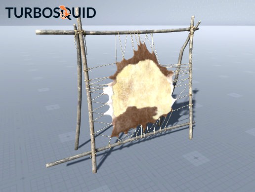 Leather Tanning Rack 3d model