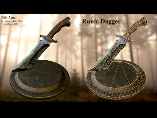 Runic dagger