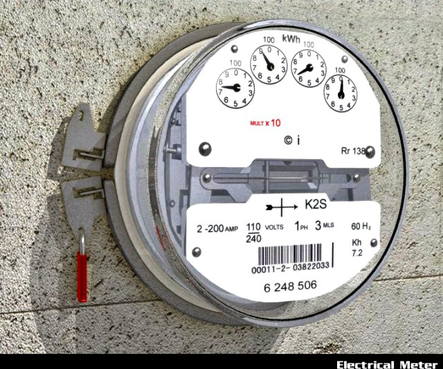 Electrical Meter 3D Model