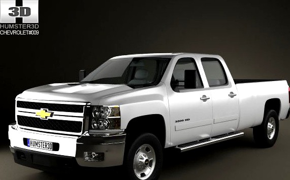 Chevrolet Silverado 3500HD 2011 3D Model