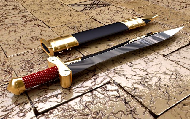 Greek sword 3D Model