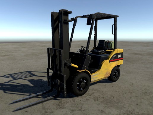 Modern Industrial Forklift