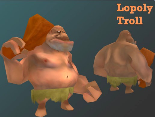 Lowpoly Troll