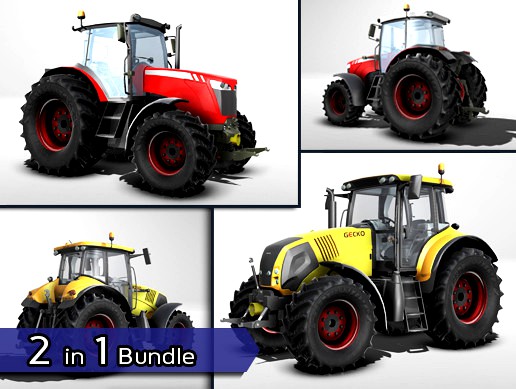 2 Tractors Bundle 4
