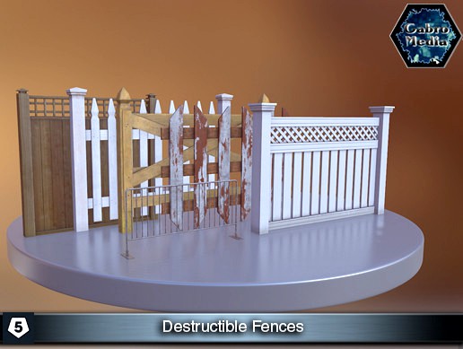 Destructible Fence Pack
