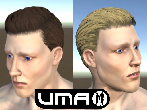 UMA Male Slick Hair