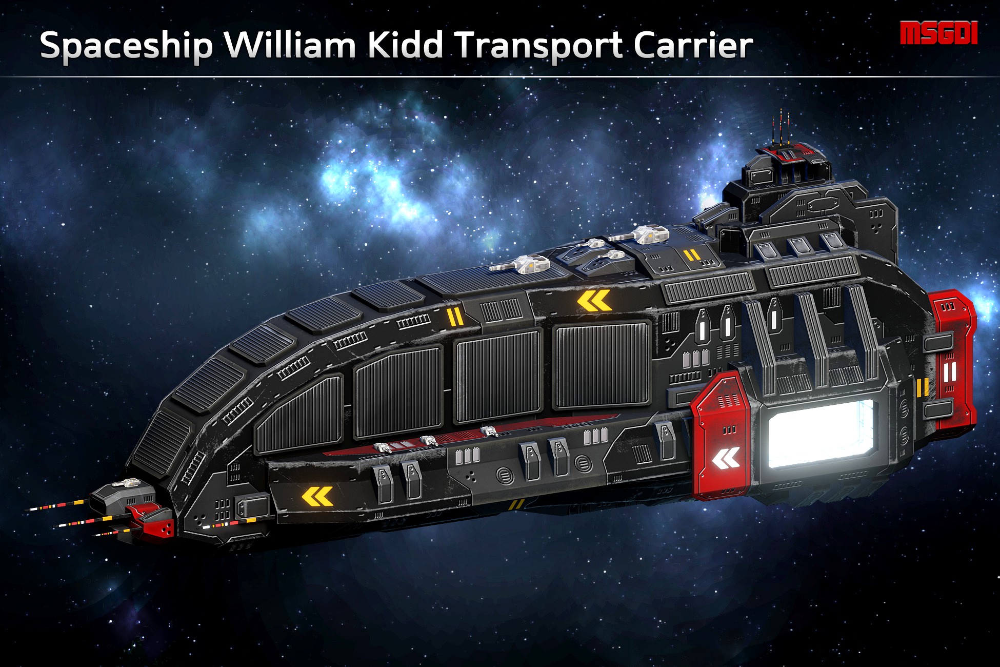 Spaceship William Kidd Transport Carrier