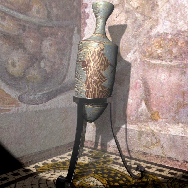 Download free Antique Roman amphora made with 3D Studio max 8 3D Model