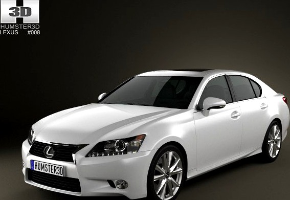 Lexus GS 2012 3D Model