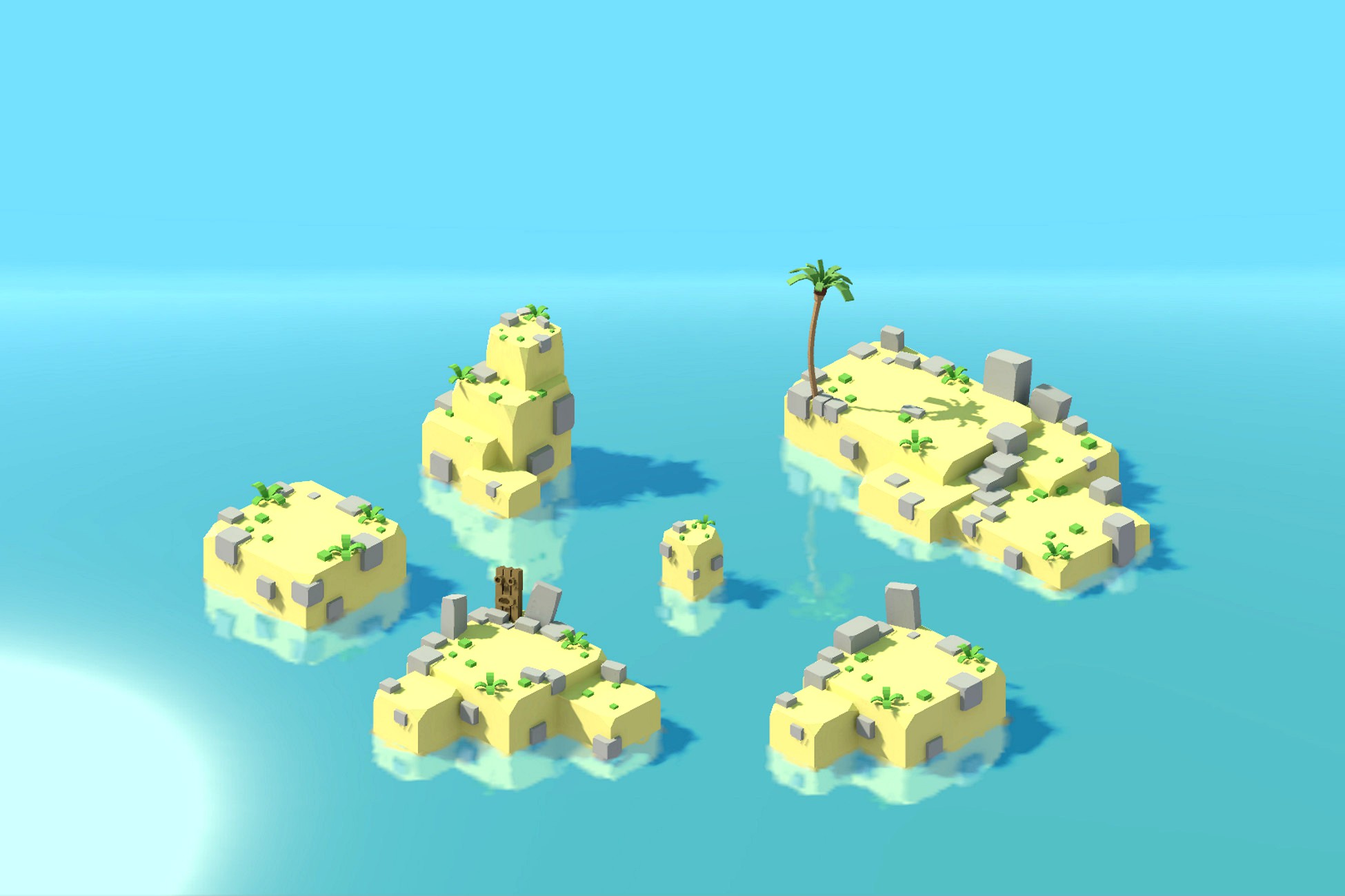 Low Poly Paradise Islands