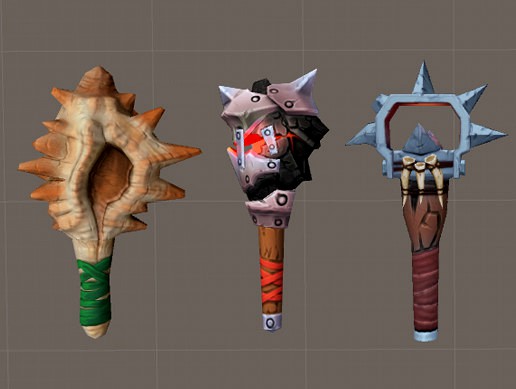 fantasy blunt-type weapon pack