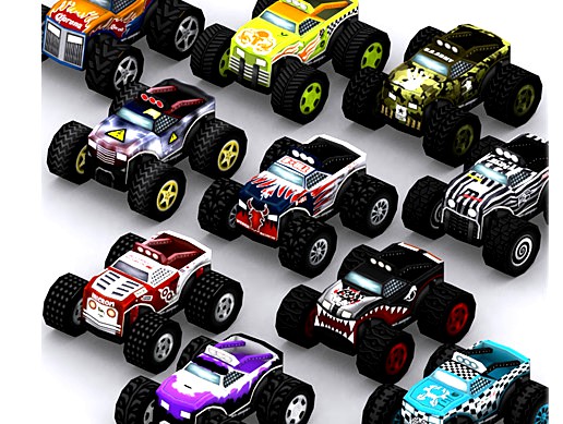 Road rush Xtreme monster trucks