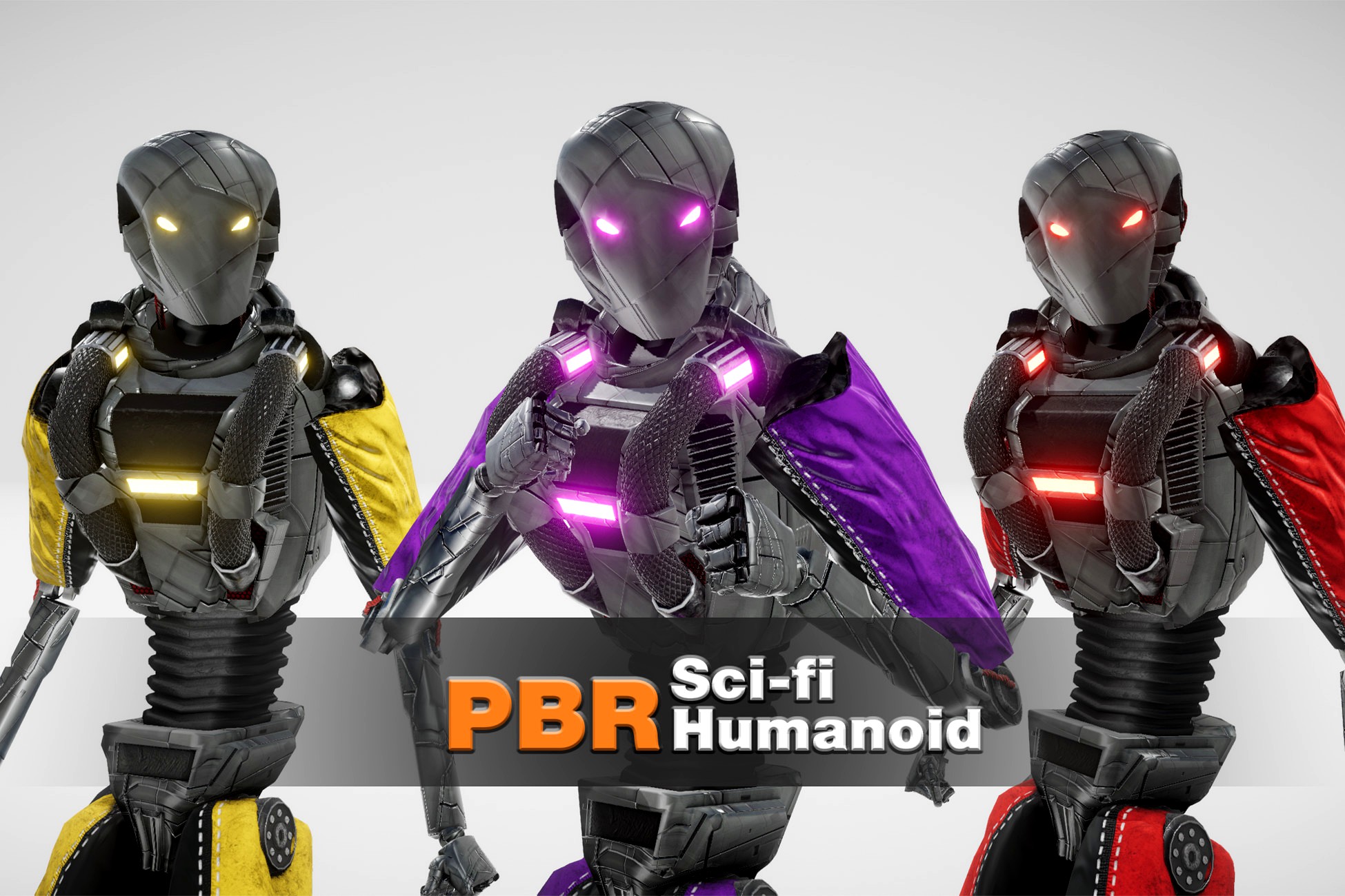 Sci fi Humanoid Robot