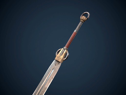 Fantasy Barbarian Sword PBR